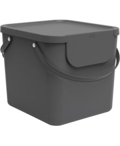 ROTHO Albula Anthracite - waste sorting container - 40l