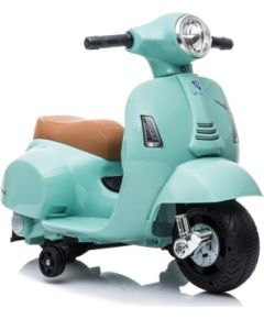 Lean Cars Turquoise Electric Scooter Vespa GTS 300 Mini