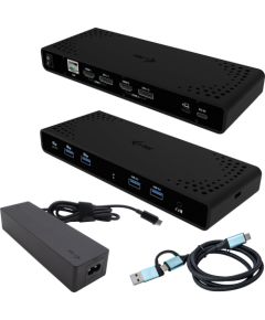 DOKSTACIJA  I-TEC Universal Dual 4K Display USB-A/USB-C/Thunderbolt (CADUA4KDOCKPDB100)