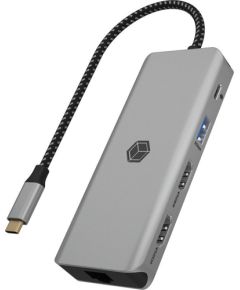 Raidsonic HUB USB Icy Box Dockingstation IcyBox 9-in-1 mobile USB 3.2 Gen 1 Type-C retail