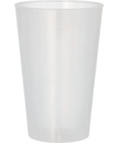 GLĀZES 10GAB., 400ML, D8.6CM, H12.9CM, ATKĀRTOTI LIETOJAMAS, PP PLASTMASA 0.3633kg/iepak., Pap Star