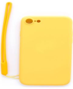 Evelatus -  iPhone 7/8/SE2020/SE2022 Soft Touch Silicone Case with Strap Yellow