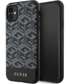 Guess PU G Cube MagSafe Compatible Case for iPhone 11 Black