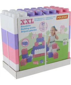 Polesie 68057 Klocki budowniczy "XXL" 24el. + łącznik do klocków