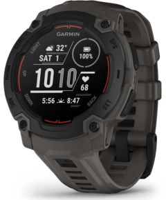 GARMIN Instinct E 45mm Black with Charcoal Band sporta pulkstenis