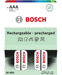 Kita AKUMULATOR WSTĘPNIE NAŁADOWANY BOSCH  4SZT AAA HR03B4P950/00 950mAh