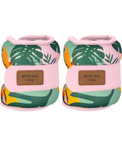Spokey HOME JUNGLE potīšu un plaukstas locītavu atsvari 2x 1,5 kg Atsvari rokām un kājām