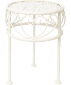Ziedu statīvs SANDY D20xH28cm, antīki balts