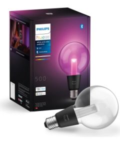 Philips Hue G95 Globe, E27, melna - Viedā spuldze