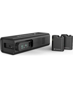 Sennheiser PROFILE WIRELESS 2-CHANNEL SET - 2-kanałowy odbiornik 2,4 GHz, 2 mikrofony na klipsie, akcesoria, etui ładujące, pokrowiec