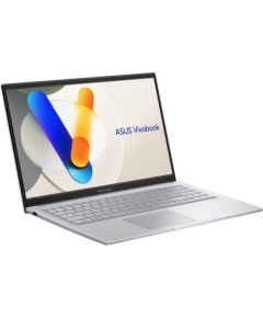 ASUS Vivobook 15 X1504VA-BQ041W i5-1315U 15.6"FHD IPS 60Hz 250nits AG 16GB DDR4 SSD512 Intel Iris Xe Graphics WLAN+BT Cam720p 42WHrs Win11 Cool Silver