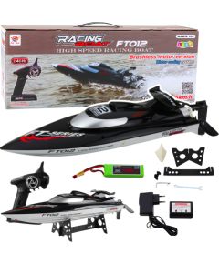 Leantoys Boat Motorboat FT012 Remote Controlled RC Black 50km/h 2.4G
