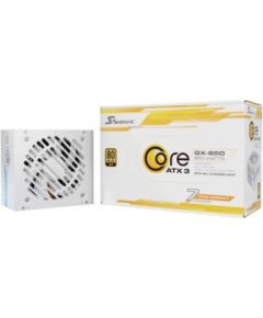 Power Supply SEASONIC CORE GX White 850 Watts Efficiency 80 PLUS GOLD MTBF 100000 hours SRP-CGX851-A5A32SF-W