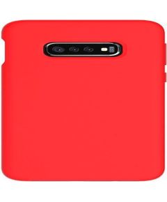 Evelatus Samsung  Galaxy S10e Nano Silicone Case Soft Touch TPU Red