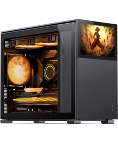 Obudowa Jonsbo D31 Screen Micro-ATX, Szkło Hartowane - czarna
