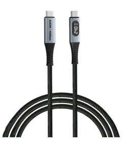 Kabelis Verbatim USB-C to USB-C display 240W 40 Gbps 120 cm