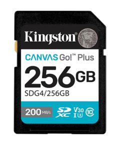 Atmiņas karte Kingston 256GB SDXC Canvas Go Plus Gen4