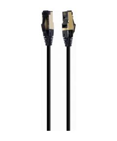 Kabelis Gembird S/FTP Cat. 8 LSZH Patch Cord Black 2 m