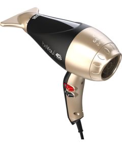 Ga.Ma BeYou 4D Therapy Ultra Ozone Ion, 2400 W, melna/zelta - Matu fēns