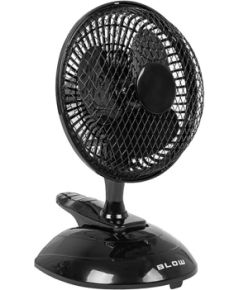 Blow Desk fan 6"/15cm Clip 25W 2in1 BLACK
