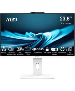 Monoblock PC MSI PRO AP241P 14M Business All in One CPU Core i5 i5-14400 2500 MHz Screen 23.8" RAM 16GB DDR5 5600 MHz SSD 500GB Graphics card Intel UHD Graphics Integrated Colour White PROAP242P14M-892XEU