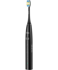 Soniczna szczoteczka do zębów TEESA SONIC 2 czarna , 5 trybów pracy, etui podróżne , USB typ C