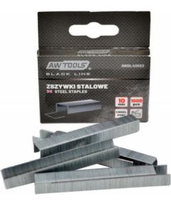 AWTools HEAVY-DUTY STAPLES TYPE-A 6mm 11.4mm 1000pcs