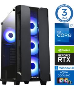 INTOP AQUA i7-14700F 16GB DDR5 500SSD M.2 NVME+2TB RTX4060Ti 8GB WIN11