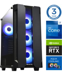 INTOP AQUA i7-14700F 32GB DDR5 2TB SSD M.2 NVME+2TB RTX4060Ti 8GB no-OS