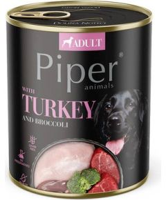 DOLINA NOTECI Piper with turkey and broccoli  - wet dog food - 800g