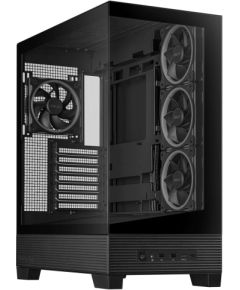 ASUS A31 Plus TG ARGB BLACK Midi Tower