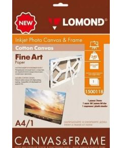 Lomond Frame + Fine Art Canvas Ultra Bright 340g/m2 A4, 1 sheet