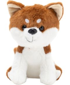 Leantoys Pluszowa Maskotka Przytulanka Mały Piesek Shiba Inu Biało Brązowy 20cm