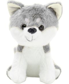 Leantoys Pluszowa Maskotka Przytulanka Wilk Biało Szary 20cm