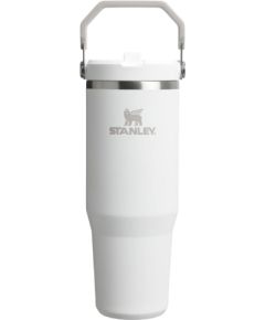 Stanley Termokrūze ar salmiņu The IceFlow Flip Straw 2.0 Tumbler 0,89L balta
