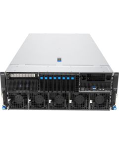Platforma Asus Rack (4U) ESC8000A-E13P AMD EPYC 9005 (8xNVMe, 2xM.2, 2x10Gbe, IPMI, 3200W)