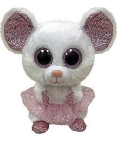 Meteor Maskotka Ty Beanie Boss Mysz biała ballerina - Nina 15 cm