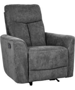 Recliner armchair GEMMA with manual mechanism, grey