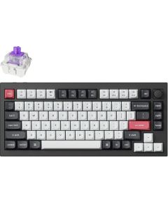 Keychron Q1 HE RGB Aluminum - US Layout - Hot-Swappable Gateron 2.0 Magnetic Nebula Switch Carbon Black Wireless Keyboard   Q1H-M1