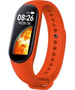 iWear SM7 Fitnesa IP67 Aproce 0.96'' TFT ar HR & Asinsspiediena mēr. / Soc. tīkli / Miega monitoru Sarkana