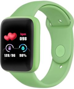 iWear M7 Fitnesa Viedpulkstenis ar Full Touch 1.3'' IPS displeju Asinsspiediena & Pulsa mēr. / Soc. tīkliem Zaļa