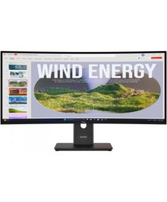 LENOVO 34" T34WD-40 CURVED WQHD 21:9 120HZ HDMI/DP/USB-C(96W)/RJ45