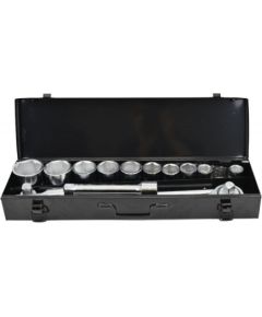 Uzgriežņa galviņu komplekts AWTools AW39014; 3/4''; 22-50 mm; 14 gab.