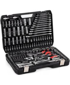 Atslēgu komplekts AWTools AW39216BL; 1/2''; 1/4''; 3/8''; 216 gab.