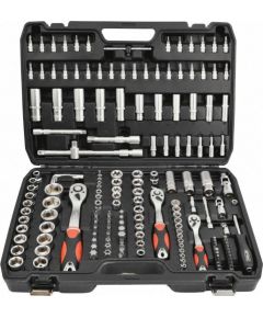 Atslēgu komplekts AWTools AW39173BL; 1/2''; 1/4''; 3/8''; 173 gab.