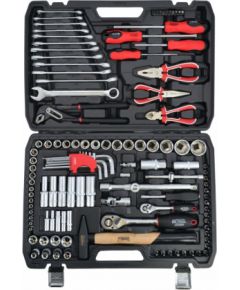 Atslēgu komplekts AWTools AW39122BL; 1/2''; 1/4''; 122 gab.