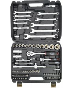 Atslēgu komplekts AWTools AW39082BL; 1/2''; 1/4''; 82 gab.