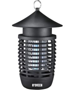Noveen IKN7 Āra IPX4 Pro Kukaiņu Nāvējus Laternu Lampa UVA 7W laternu lampa ar diapazonu 55m² un 2m kabeli Melns