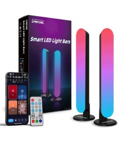 Elight Smart RGB LED Gaismas Joslas 2-Pack Mūzikas Saskaņošana Tālvadības Kontrole 16 Krāsu Vides Apgaismojums TV/PC