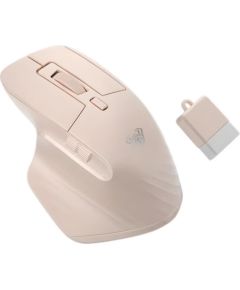 Aula SC150 Super Mini 2in1 2.4G Bezvadu / Bluetooth + USB Vadu pele ar akumulatoru Rozā